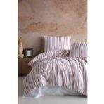 Şaheser Soft Tiss 160x220 cm Kiremit Tek Kişilik Nevresim Takımı