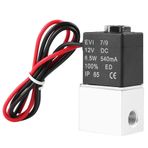 Sahgsa 12 V DC 1/8 2 yollu hava valfi, normalde kapalı, pnömatik alüminyum elektro mıknatıslı valf