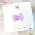 Sahici Anne Mini Fiyonk Saçsız Bebek Tokası 3cmseyrek Saçlı Bebeklere Özel Toka - Lila