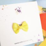 Sahici Anne Mini Fiyonk Saçsız Bebek Tokası 3cmseyrek Saçlı Bebeklere Özel Toka - Sarı