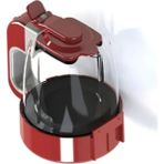 Şahika Oto Su Isıtıcısı Gizli Rezistans 750 ml Cam Malzeme ile Kırmızı Renkli Kullanım Kolaylığı