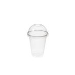 Şahin Ambalaj Mg Home 20 Adet Plastik Şeffaf Bardak Kapaklı 300ml Cc Milkshake Bardağı