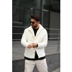Şahin Peluş Ceket Unisex Normal Kalıp Düğmeli Ceket