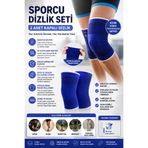 Şahin Sporcu Kapalı Dizlik Seti 2’li – Esnek Destekleyici Diz Koruyucu