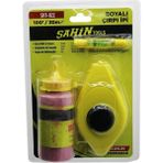 Şahin Tools 30 mt - 100 gr - Kırmızı Toz Boyalı Çırpı İpi - Su Terazisi (4764)