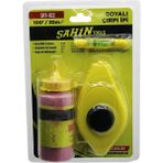 Şahin Tools 30MT - 100 gr - Kırmızı Toz Boyalı Çırpı Ipi - Su Terazisi