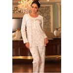 Şahinler 21312 Kadın Çiçek Baskılı Pijama