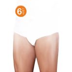 Şahinler 6'lı Penye Külot Slip, XL, 009, Beyaz, erkek