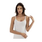 Şahinler Çift Biyeli Askılı Likralı Atlet, Kadın, Beyaz, L/XL Beden, 2'li Paket