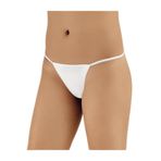 Şahinler Elastan String Bikini Altı B3075, S, B3075-, Beyaz, Kadın