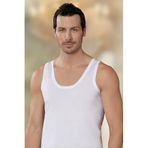 Şahinler Erkek Atlet 3'lü Paket, 2XL, PME3002, Beyaz