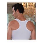 Şahinler Erkek Atlet, Sporcu Kesim, Sırtı Çapraz, Geniş Askılı, Beyaz, XL, 3'lü Set