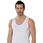 Şahinler Erkek Beyaz Geniş Askılı Penye Atlet, 3XL Beden, 3'lü Paket