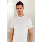 Şahinler Erkek Beyaz Kısa Kollu Atlet,%100 Pamuk, XL Beden