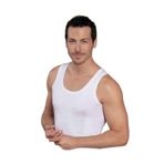 Şahinler Erkek Beyaz Ribana%100 Pamuk Atlet, 6'lı Paket, L Beden