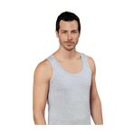 Şahinler Erkek Gri Geniş Askılı Penye Atlet, 3XL Beden