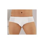 Şahinler Erkek Pamuklu Slip Külot, 6'lı Paket, Beyaz, M Beden