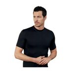 Şahinler Erkek Siyah Kısa Kollu Bisiklet Yaka Penye Atlet, 2XL Beden, 5'li Ekonomik Paket