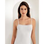 Şahinler Ip Askılı Kadın Atlet TMB1055-BY - L - XL - Beyaz