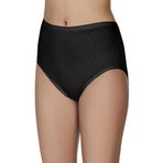 Şahinler Jakarlı Bayan Bato Külotu, 6'lı Set, Siyah, XL Beden