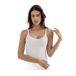 Şahinler Kadın Beyaz Çift Askılı Atlet, L/XL Beden, 3'lü Paket