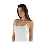 Şahinler Kadın Beyaz İp Askılı Likralı Süprem Atlet, L/XL Beden, 5'li Ekonomik Paket