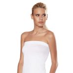 Şahinler Kadın Beyaz Straplez Body Mb212-By, BEYAZ, S