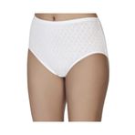 Şahinler Kadın Jakarlı Bato Külot, 6'lı Set, Beyaz, XL Beden