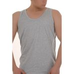 Şahinler Me005 4'lü Penye Atlet, 2XL, 21SSHN000042, Gri, Erkek
