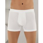 Şahinler ME031 Beyaz Likralı Şahinler Yazılı Torbalı Erkek Boxer