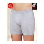 Şahinler ME031 Gri 6'lı Paket Likralı Boxer