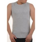 Şahinler Me077 4 Adet Sporcu Bisiklet Yaka Atlet, XL, 21SSHN000051, Gri, Erkek