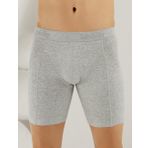 Şahinler ME114 Gri Likralı Uzun Erkek Erkek Boxer