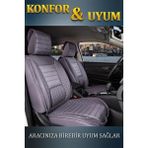 Şahinler Oto Aksesuar Lada Samara Deri Oto Koltuk Kılıfı Ön Arka Set Füme Elit Model Şhn