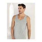 Şahinler Pamuklu Askılı Atlet 3'lü Paket, 3XL, ŞHN-005-3, Gri, Erkek