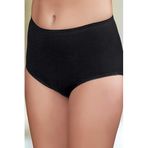 Şahinler Saten Biyeli Külot, XL, MB226-SH, SIYAH, kadın