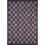 Sahiwal Siyah Modern Modern Geometrik Etnik Desenli Boho Makinada Yıkanabilir Hafif Hav Toz Vermez Leke Tutmaz Kaymaz Taban Dijital Makine Baskı Halı Oturma Odası Salon Yolluk Koridor Mutfak Halısı
