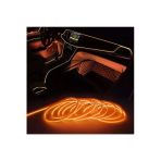 Sahlan 5 Metre Turuncu Araç Içi Torpido Ledi Renkli Ip Neon Ip Led Şerit Led Neon Ip Led