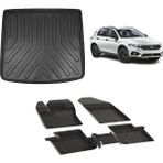 Sahler Fiat Egea Cross 2020 ve ve Sonrası 4.5d Pasas ve 3D Rizline Bagaj Havuzu - Siyah