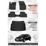 Sahler Opel Astra H Hatchback Uyumlu 4.5d Premium Havuzlu Oto Paspas ve Liner Marka 3D Bagaj Havuzu - Siyah