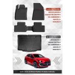 Sahler Renault Clio 6 2026 ve Sonrası Uyumlu 4.5d Premium Havuzlu Oto Paspas ve Liner Bagaj Havuzu - Siyah