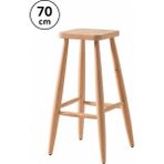 Sahmatra Natura Ev Dekorasyon | Ahşap Tabure | Bar Taburesi | Mutfak Sandalyesi | Mutfak Taburesi | Kare - 70 cm