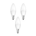 Şahnet 6W Led Mum Ampul Sarı Işık 3000K 3 Adet - E14