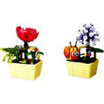 Sahra Prestij Çiçek LEGO 90 Parça Seri Büyük Farklı Model - 1 Adet - Karışık