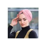 Sahra Şal Dünyası Kadın Pudra Sara Simli Düğüm Bone