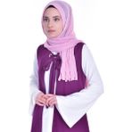 Sahra Şal Dünyasi Sahra Şal Dünyasıpiliseli Pratik Penye Hazır Şal - Pembe