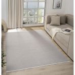 Sahra Serisi Kalın Akrilik Dokuma Salon Mutfak Koridor Kesme Yolluk Dokuma makine halısı - Gri - 80 x 400 cm