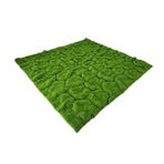 Sahte Çim Halı Yosun Duvar, 1x1m Yapay Yosun Mat DIY Sentetik Çim Peyzaj Çim Matları Çim Halı Aoisavch(H)