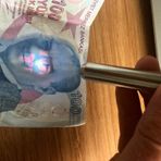 Sahte Para kontrol Kalemi Metal Gövde UV Işıklı