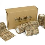 saiginida 6 rulolu kutu, dış mekan dijital çöl kamuflajı, elastik bant, kendinden yapışkanlı, 7,5 cm x 4,5 m, kamuflaj, elastik, kendinden yapışkanlı bandaj, Wargame, avcılık, kamp, spor, dış mekan ve